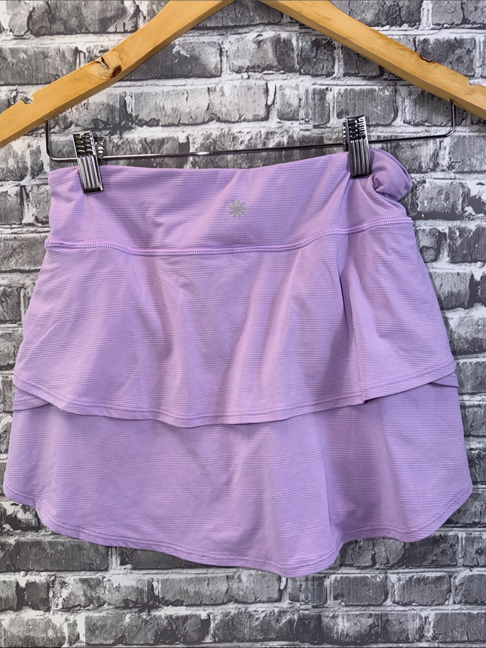 Athleta Girl Lilac Tiered Skorts